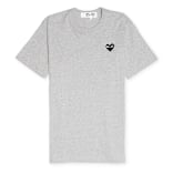 Buy Comme des Garcons Play Black Heart T-Shirt in grey | AZ-T076