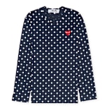 Buy Comme des Garcons Play Black Polka Dot Longsleeve in black