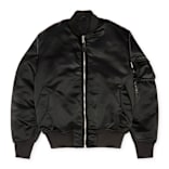 ALPHA MA-1 flight jacket Black usa製 Alpha Industries MA-1 Flight Jacket Black Woodland Camo