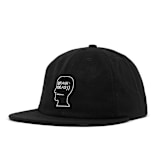 Acheter Brain Dead Flannel Logohead 6 Panel Hat en noir | 3112-BLK