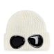 C. P. Company Extra Fine Merino Wool Goggle Beanie Beige 82136 1