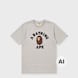 A Bathing Ape College Tee white grey 104937 1