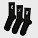 On Logo Sock High 3P noir 105790 1