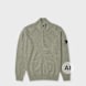 C. P. Company Lambswool GRS Half Zip Sweater Beige 106826 1