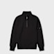 C. P. Company Diagonal Raised Fleece Half Zip Lens Sweater black 106831 1