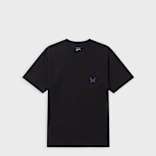 ねこ A－Z Buy Needles Butterfly embroidered T-shirt in zwart | SX444