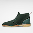 Clarks Desert Fix petrol suede vert 49912 2