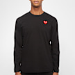 Comme des Garcons Play Red Heart Longsleeve Schwarz 51232 2