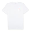 Comme des Garcons Play Small Red Heart Logo T-Shirt white 51254 1