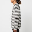 Comme des Garcons Play Play Red Heart Striped Long Sleeve T-Shirt schwarz 52420 3