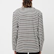 Comme des Garcons Play Play Red Heart Striped Long Sleeve T-Shirt schwarz 52420 4