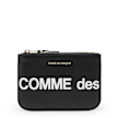 Comme des Garcons Wallet&nbsp; Huge Logo noir 53184 1