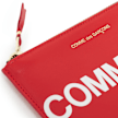 Comme des Garcons Wallet&nbsp; Huge Logo rouge 53186 3