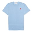 Comme des Garcons Play Play Red Heart T-Shirt bleu 54371 1