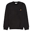 Carhartt WIP American Script Sweatshirt black 55771 1