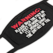 Market Warning Face Mask black black 56503 2