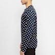 Comme des Garcons Play Play Polka Dot Red Heart T-Shirt bleu 57205 3