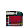 Comme des Garcons Wallet&nbsp; Tartan Patchwork rouge 57264 1