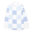 J. W. Anderson&nbsp; Checkboard Applique Shirt bleu 57983 1