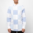 J. W. Anderson&nbsp; Checkboard Applique Shirt bleu 57983 2