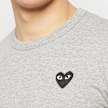 Comme des Garcons Play Black Heart T-Shirt grau 58443 5