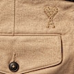 AMI PARIS Oversized Carrot Fit Trousers beige 59282 7