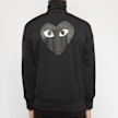 Comme des Garcons Play Play Sweatshirt Big Heart noir 60915 4