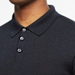 Norse Projects Johan Merino S/S Polo blauw 60942 5