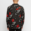 Soulland&nbsp; André Love Letter Joe Shirt noir 61031 4