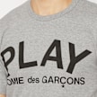 Comme des Garcons Play&nbsp; Play Logo T-Shirt gris 65559 5