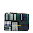 Comme des Garcons Wallet Tartan Patchwork Wallet groen 69761 1