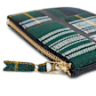 Comme des Garcons Wallet Tartan Patchwork Wallet groen 69761 3
