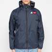 Comme des Garcons Play K-Way Jacket Full Zip blauw 71588 2