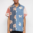 Undefined Brand Patchwork Shirt color block navy weiß 73911 2