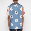 Undefined Brand Patchwork Shirt color block navy weiß 73911 4