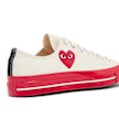 Comme des Garcons Play Red Sole Chuck Taylor 70 Low Top beige 74129 7
