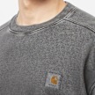 Carhartt WIP Nelson Sweat dusty h brown garment dyed grau 75956 5