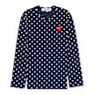 Comme des Garcons Play Blue Polka Dot Longsleeve blau 77067 1