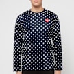 Comme des Garcons Play Blue Polka Dot Longsleeve blau 77067 2
