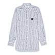Comme des Garcons Play Shirt Woven blue 77069 1