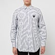 Comme des Garcons Play Shirt Woven blue 77069 2