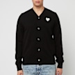 Comme des Garcons Play Knit Cardigan black 77068 2