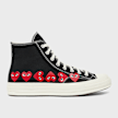 Comme des Garcons Play&nbsp; Multi Heart Chuck Taylor All Star '70 High noir 79924 2