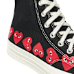 Comme des Garcons Play Multi Heart Chuck Taylor All Star '70 High schwarz 79924 7