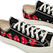 Comme des Garcons Play Multi Heart Chuck Taylor All Star '70 Low black 79927 5