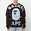 A Bathing Ape Big College Crewneck noir 80187 2