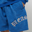 Pleasures Mars Sherpa Shorts blau 80294 4