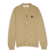 Comme des Garcons Play&nbsp; Play Cardigan Black Heart beige 80454 1