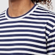 Comme des Garcons Play x The Artist Invader Striped Longsleeve T-Shirt bleu 81356 5