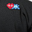 Comme des Garcons Play x The Artist Invader Hooded Zip Sweatshirt schwarz 81359 6